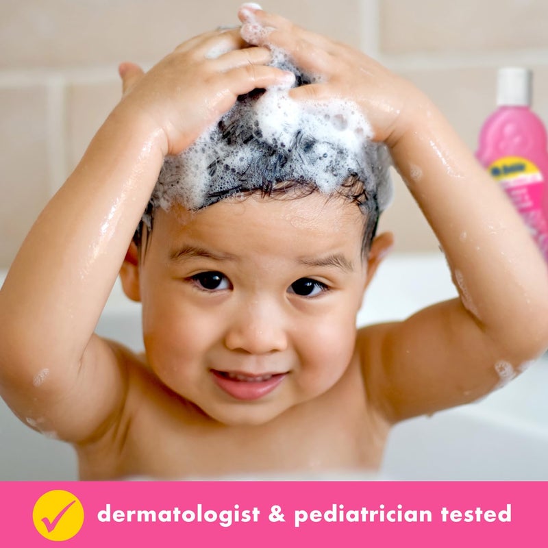 Mr. Bubble Kids Original 3in1 Shampoo, Conditioner, Body Wash â€“ Hypoallergenic, Tear Free Bubble Gum Scented, Creates Big Bubbles In The Tub And Shower (Pack Of 2 Bottles, 16 fl oz Each) - Image 3